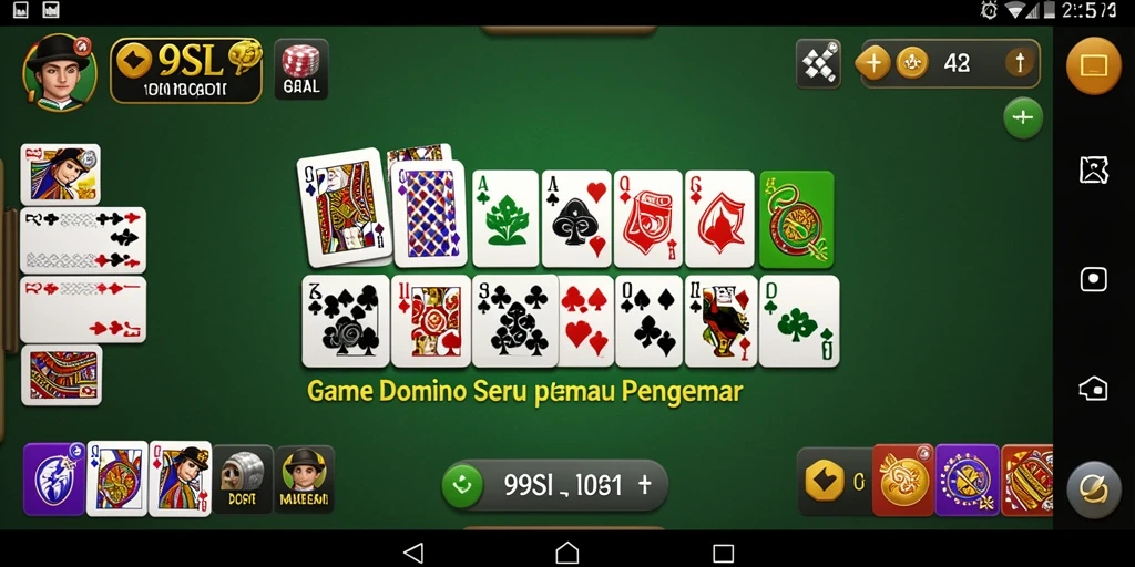 Tampilkan gameplay seru saat bermain permainan Domino 99SL.