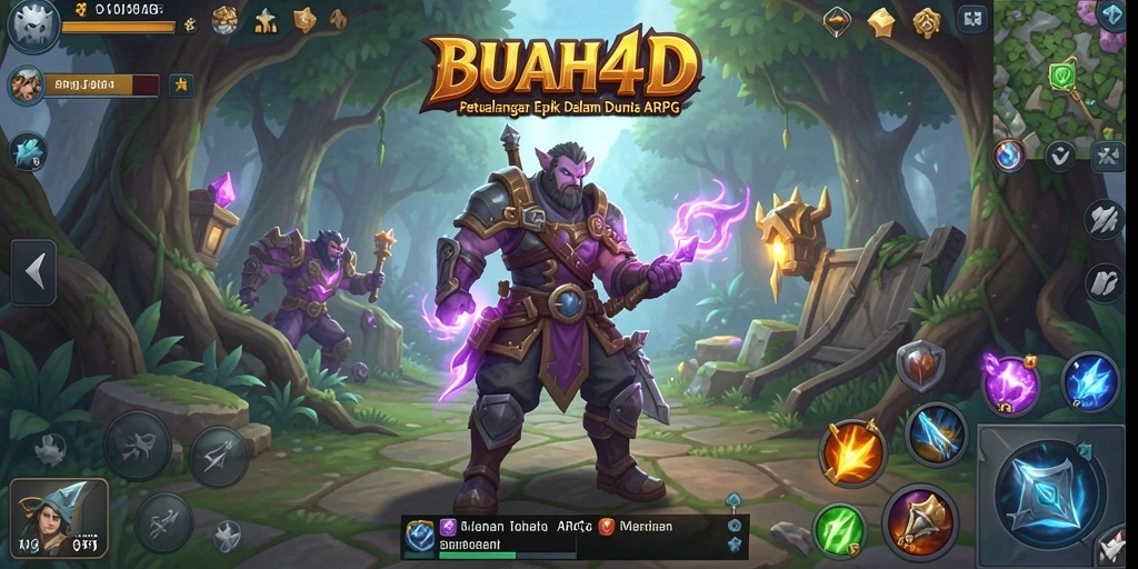 Tampilan gameplay BUAH4D yang mendebarkan dalam pertarungan epic.
