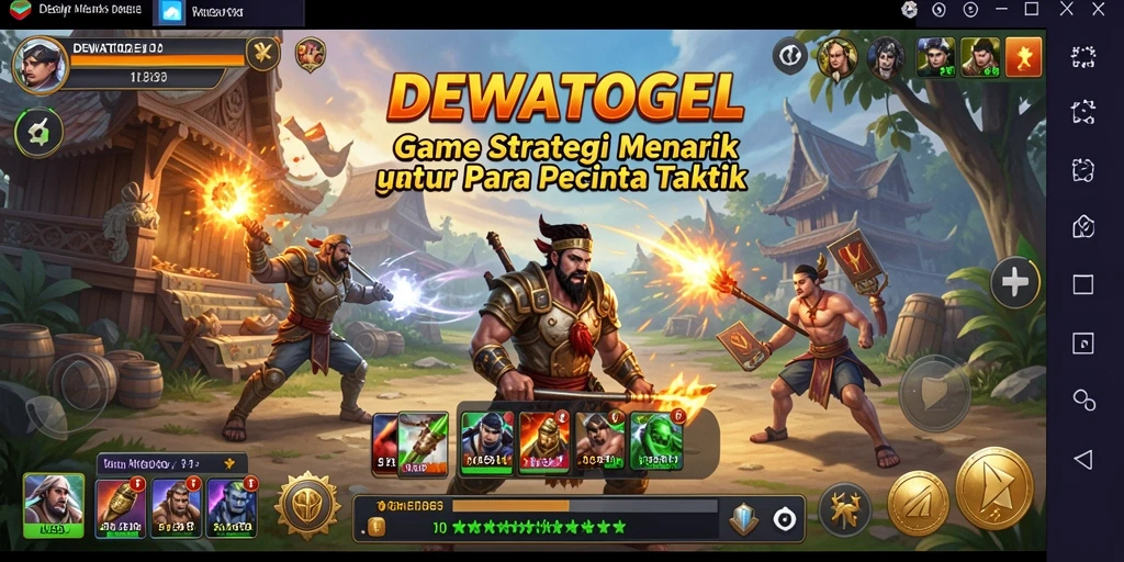 Tampilan gameplay <strong>DEWATOGEL</strong> dengan strategi yang mendalam dan menarik.