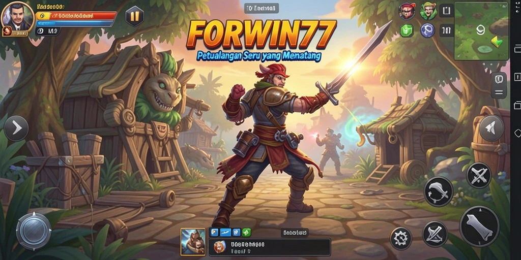 Screenshot gameplay FORWIN77 menampilkan momen seru dalam petualangan.