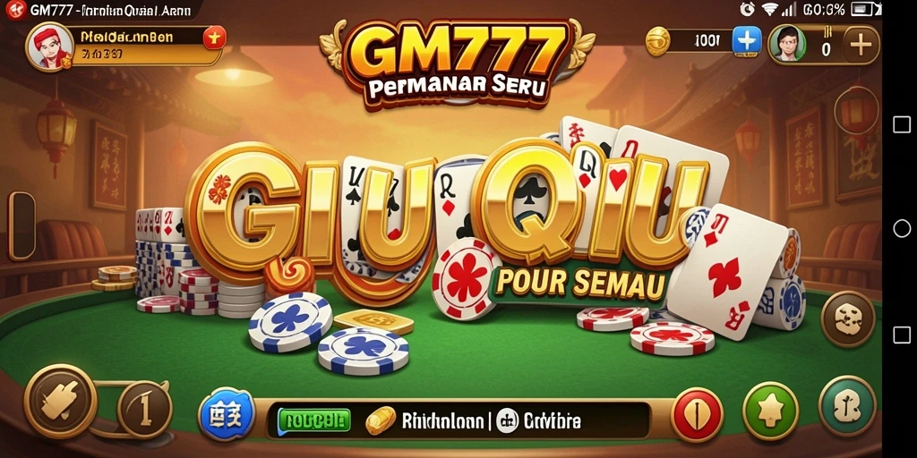 Tampilan gameplay seru QiuQiu di GM777.