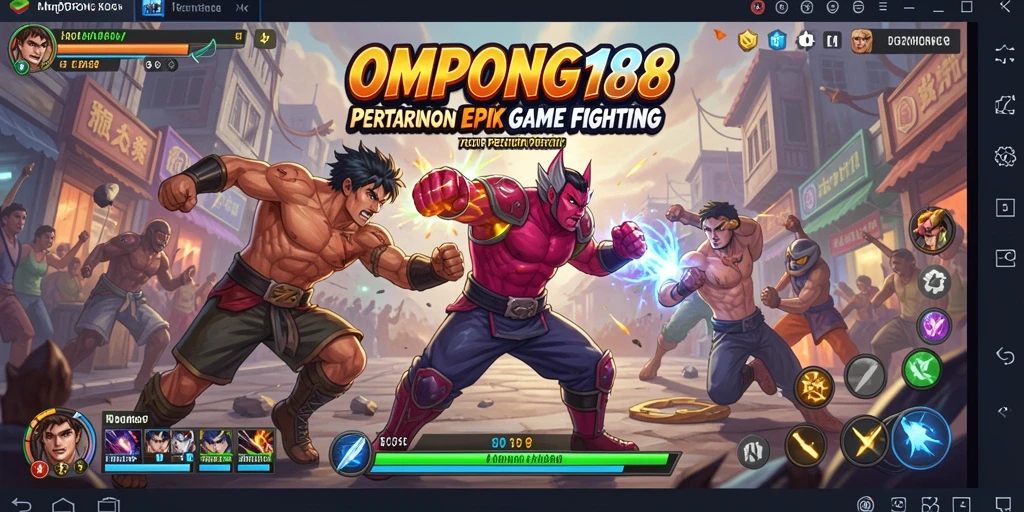 Tangkapan layar gameplay OMPONG188 yang menawarkan pertarungan seru.