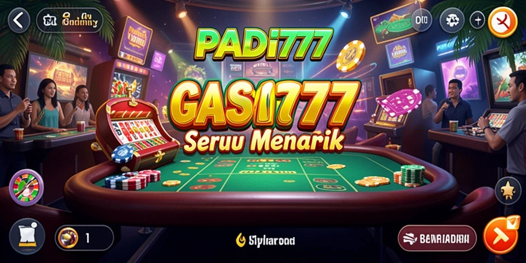 Screenshot PADI777 menampilkan gameplay mendebarkan di Kasino.