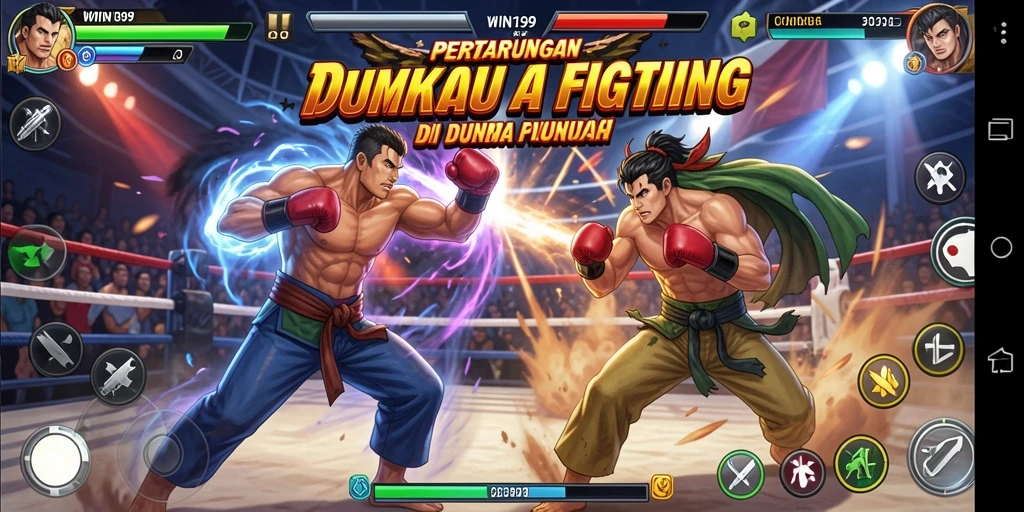 Tampilan mendebarkan dari pertandingan Fighting di WIN199.