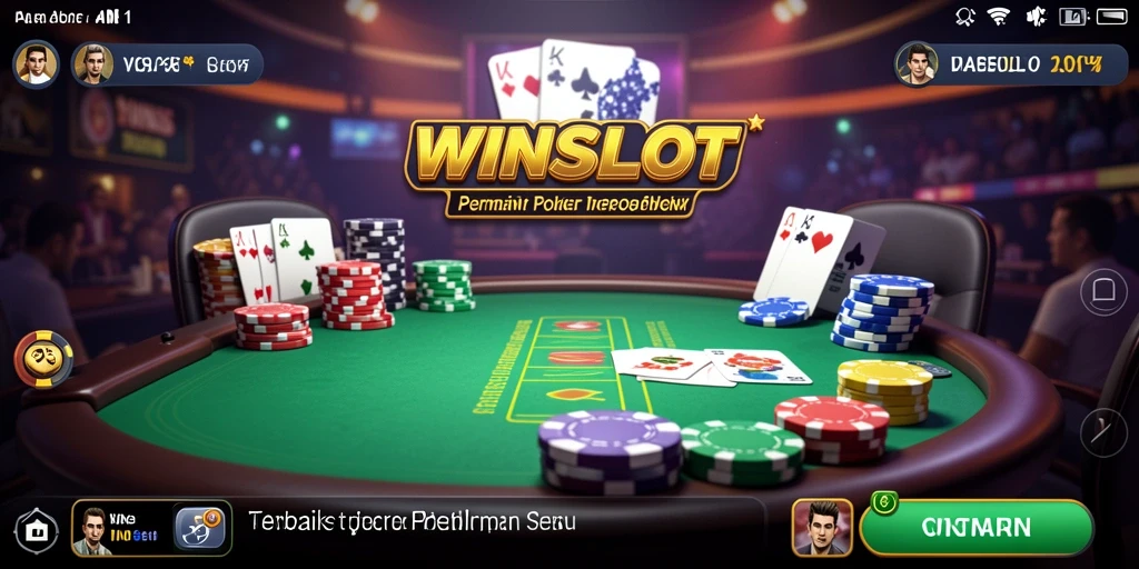 Tampilan gameplay WINSLOT yang menarik dan interaktif dalam poker.